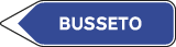 Cartello stradale Busseto